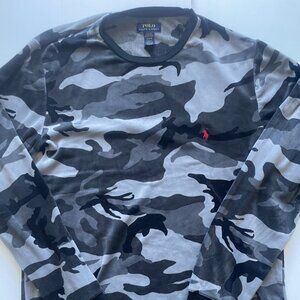 Grey camo Ralph Lauren top